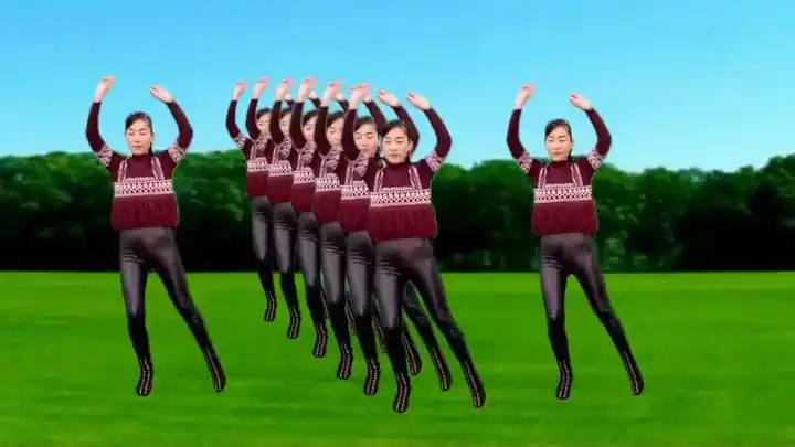 最新流行广场舞  月下情缘 教学演示