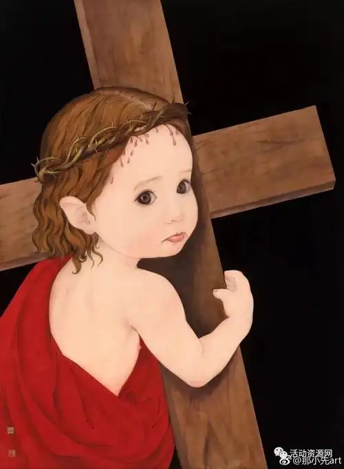 《背着十字架的小耶稣》