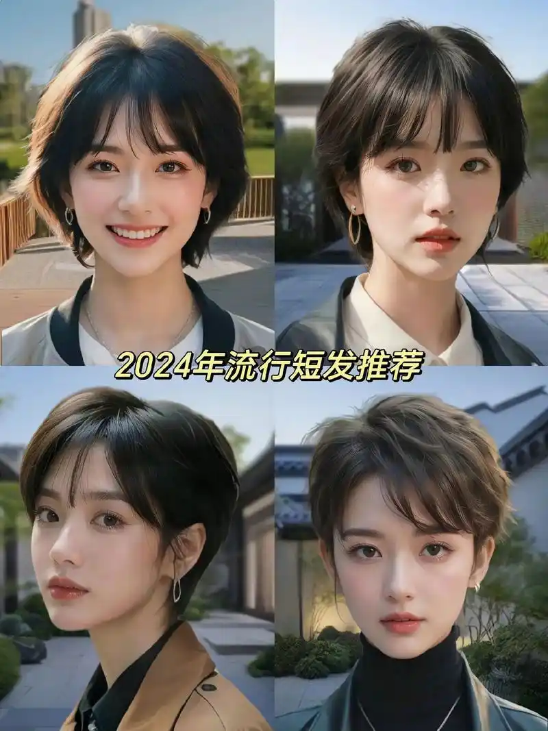 姐妹们,适合30岁以上女性挂耳短发来喽!清新减龄的挂耳短发超 - 抖音