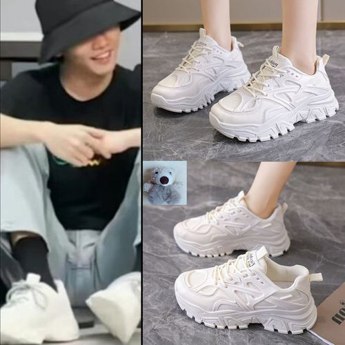 tnt时代少年团贺峻霖马嘉祺丁程鑫宋亚轩同款鞋春季运动老爹鞋女