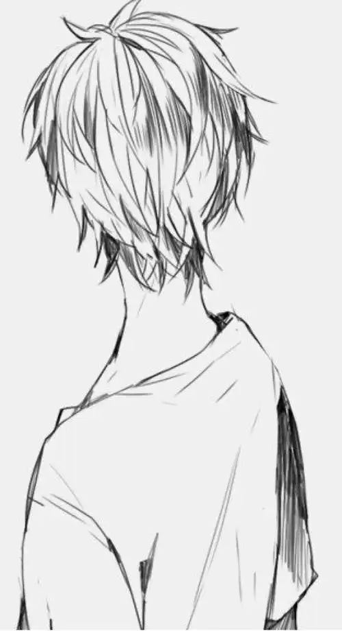 伤心孤独的简笔画素描