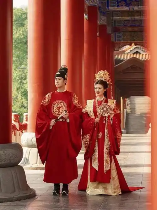 绝美60被长辈们夸爆的古装婚纱照端庄大气