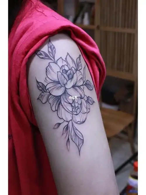 小清新纹身 #素花纹身 #女生纹身