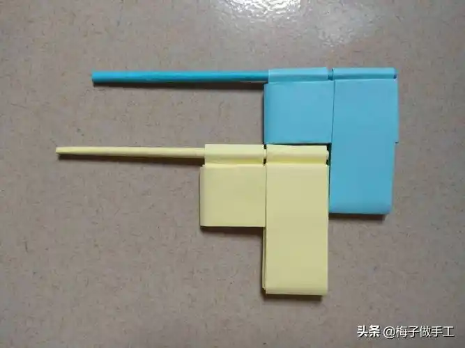 怎么折纸枪7一12岁手工折纸枪