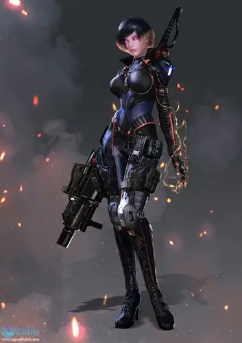 逆战画师ares王颐墨作品精选女角色图集