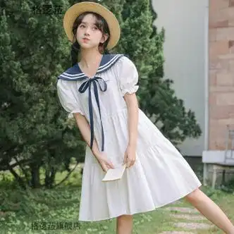 格逻菈夏天小个子女生连衣裙韩版学生热天衣服夏季少女中长款可爱仙女