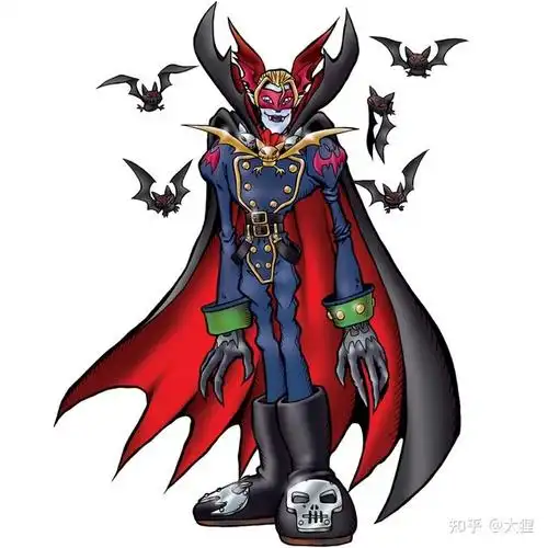 与亚种,除了究极吸血魔兽,贝利亚吸血魔兽外,还有大德拉库兽进化方向