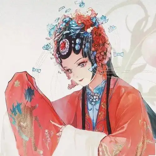 古风动漫女生头像玉容寂寞泪阑干梨花一枝春带雨