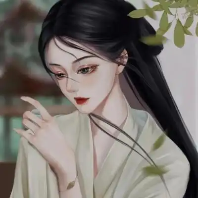 古风女生头像天上皎皎月 桃花不换酒 青墨书晚风 吹梦到西洲