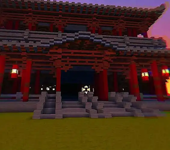 迷你世界古风皇宫建筑迷你世界生存古风建筑教程