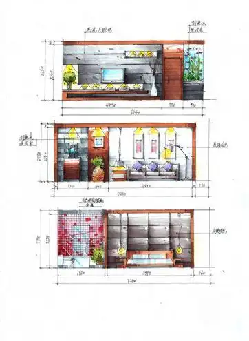 室内立面图_副本-薛昌伟的设计师家园-白色,现代