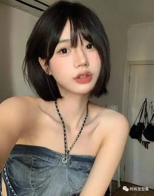 "圆脸短发",也纯欲,秋天第一剪_发型_中国_人类