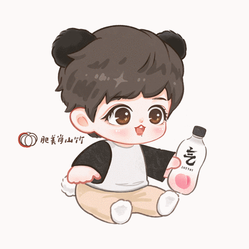 肖潘达坐等注入元气9901  #我画的就是肖战#xz#肖战#q版动图