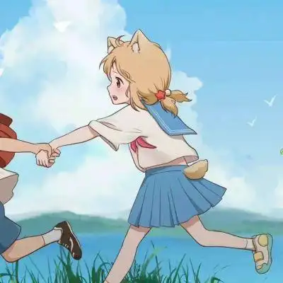 情侣卡通头像一对男生女生头像我要依偎在你怀里