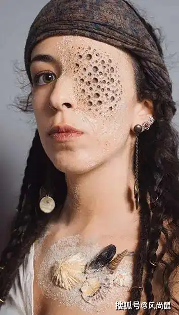 10张恐怖化妆图片,风格超写实,胆子小的千万别看到最后