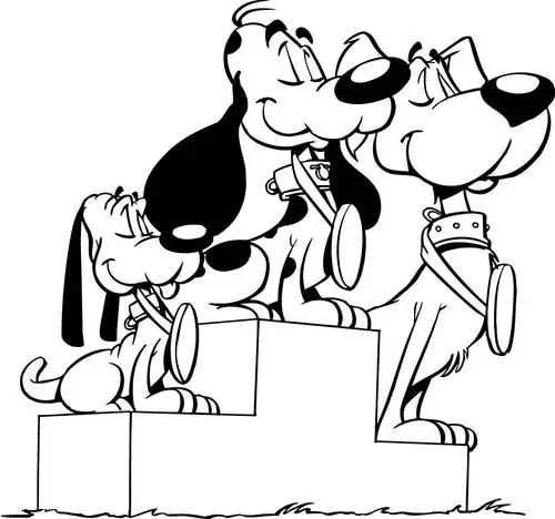 黑白卡通图片大全