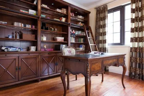 最新书房家用实木书柜图片大全