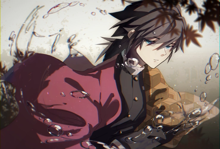 鬼灭之刃# 水柱——富冈义勇!(p站画师:… - 堆糖,美图壁纸兴趣社区