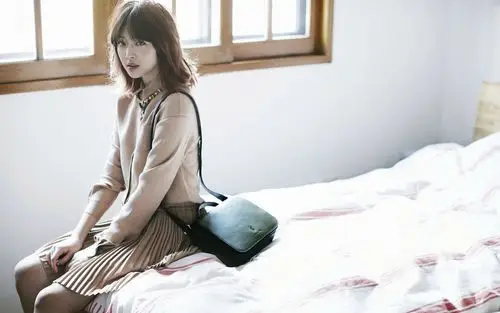 清新女生崔雪莉粉嫩写真壁纸