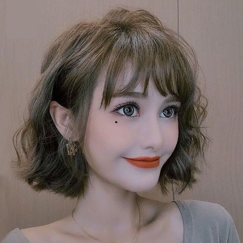 假发女短发自然可扎蛋蛋卷整顶卷发时尚逼真减龄蓬松波浪卷全头套