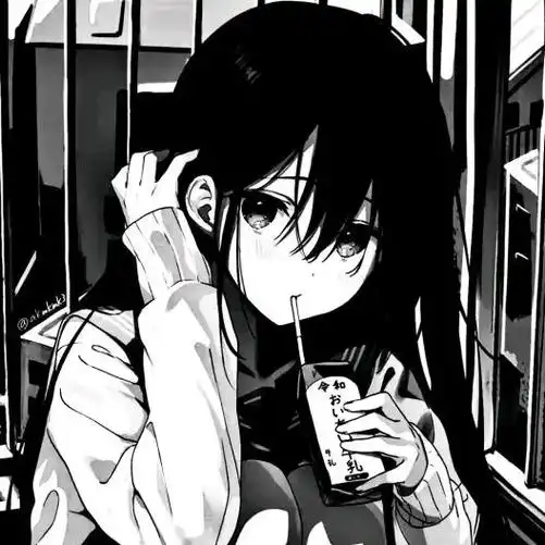 #黑白头像 #动漫女头 这辈子太深情了 下辈子有机会脚踏八条 - 抖音