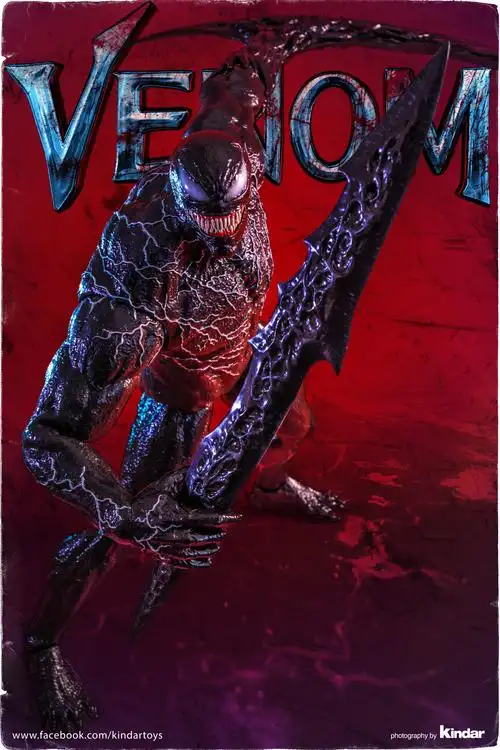 《毒液》毒液1:6比例珍藏人偶 (特别版)实物图