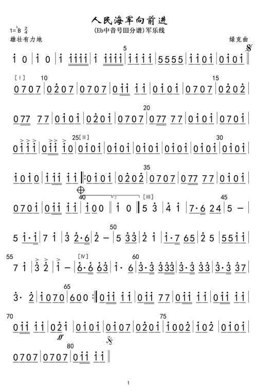 有律动感,整体感觉舒服轻快,是一首经典的民歌简谱曲目,人民海军向