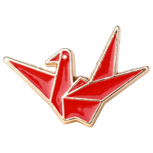 千玺千纸鹤可爱日系动合金黑色手链胸针