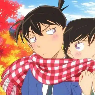 柯南情头一左一右抖音最火2020柯南一人一张cp情头