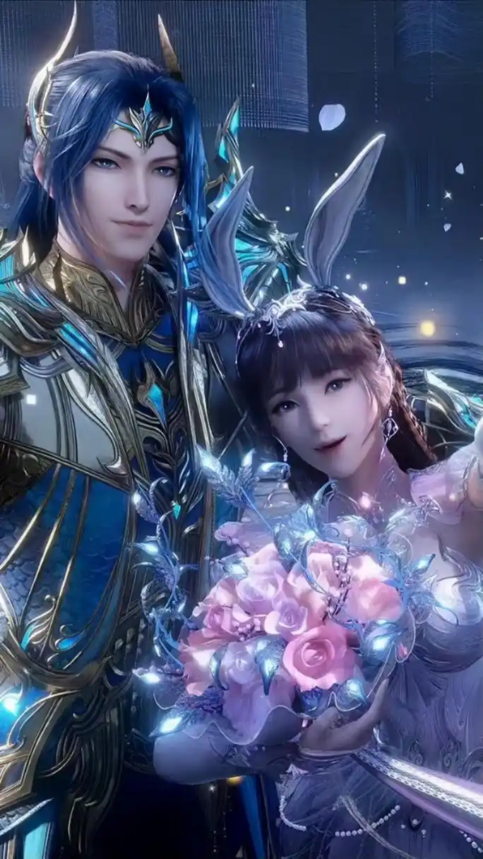 唐三和小舞,适合做头像,壁纸的图!