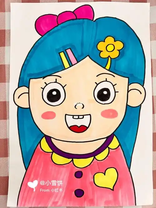 我的自画像儿童画