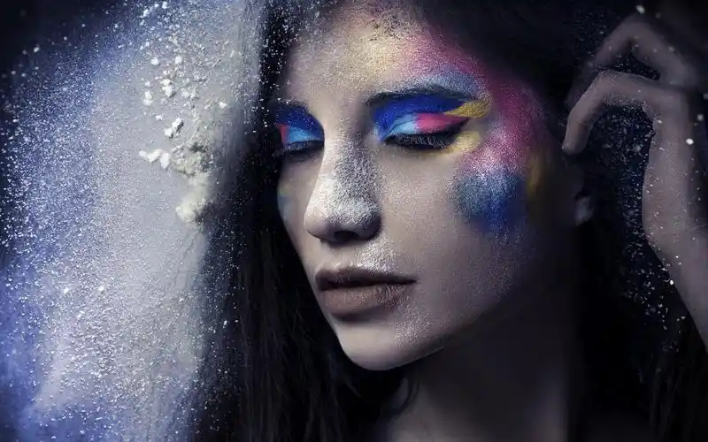 时尚女孩,化妆 壁纸