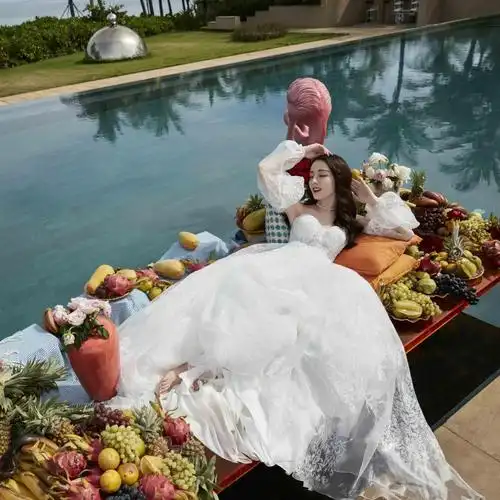 气质女神迪丽热巴清新写真