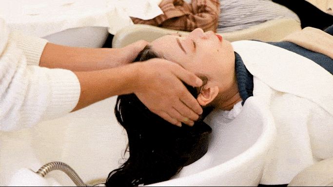 内含健康洗头,樱花香润乳 葡萄柚精油护发,热蒸,头部经络按摩,刮痧