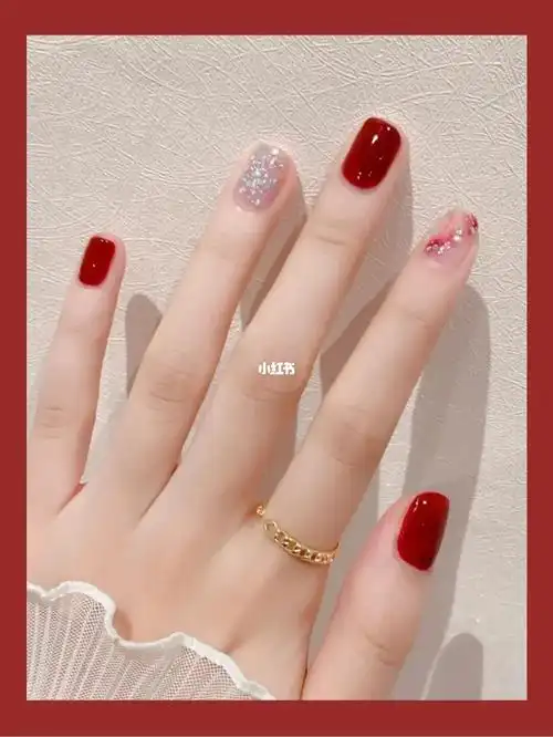 简约大方,夏天美甲9494