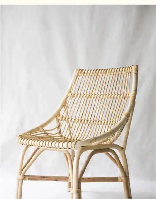 小藤椅子靠背椅滕椅真藤编织躺椅单人阳台休闲日式北欧民宿设计师网红