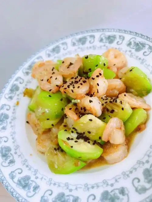 丝瓜炒虾仁