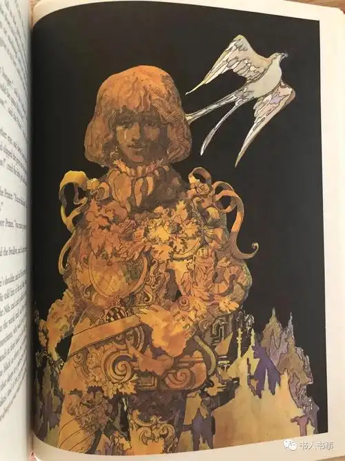 插画珍赏007奥斯卡·王尔德《王尔德短篇故事集》1976年版