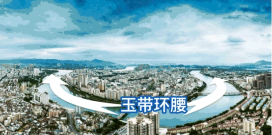 讲"山环水抱","玉带环腰",但凡在河流的弯环处,必有好气场,在河流的