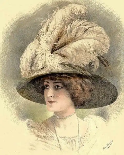 绝美!19世纪欧洲女士的帽子美图