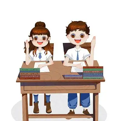 幼儿园学生在上课可爱的小女孩用丰富多彩的颜料在画画微笑的小女孩