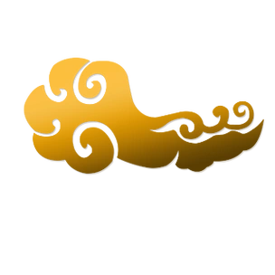 中国风传统微立体金色祥云古典花纹装饰图案