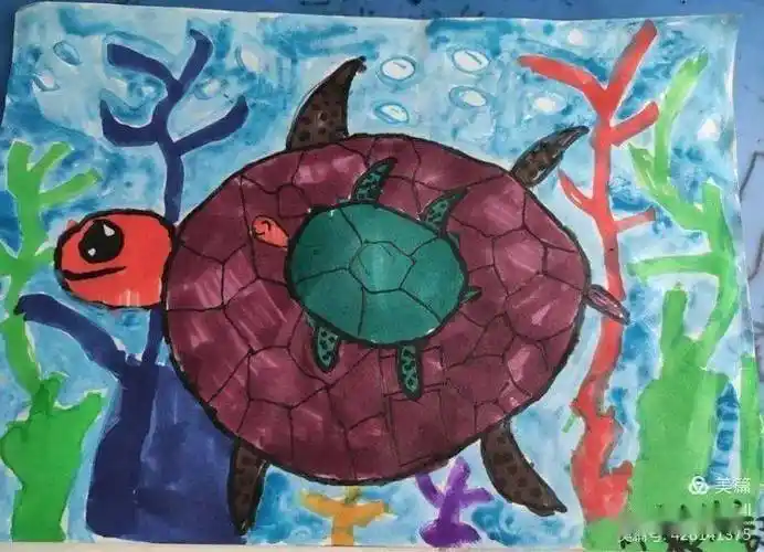 讲好防疫故事一年级画中画作品展