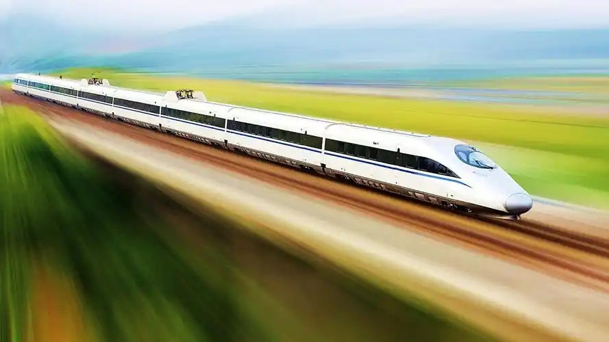 商务高铁ppt背景图片