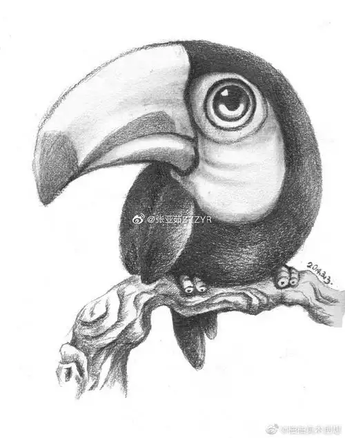 儿童画线描课资料##创意素描