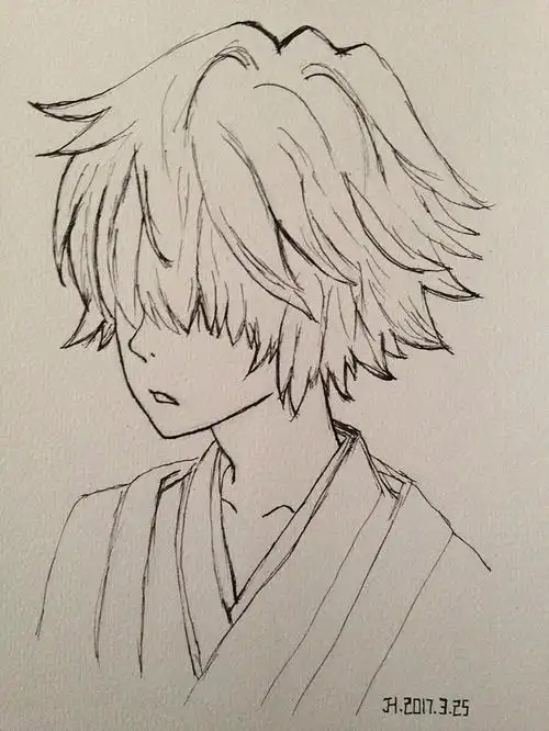 92幅二次元动漫人物临摹绘画