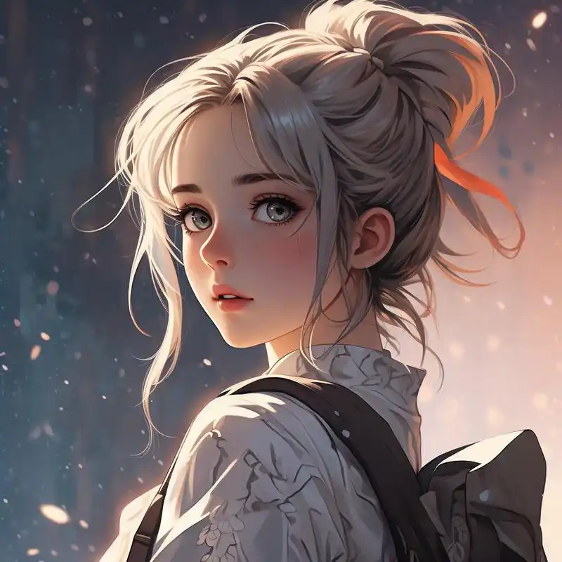 动漫女生治愈头像94唯美又梦幻