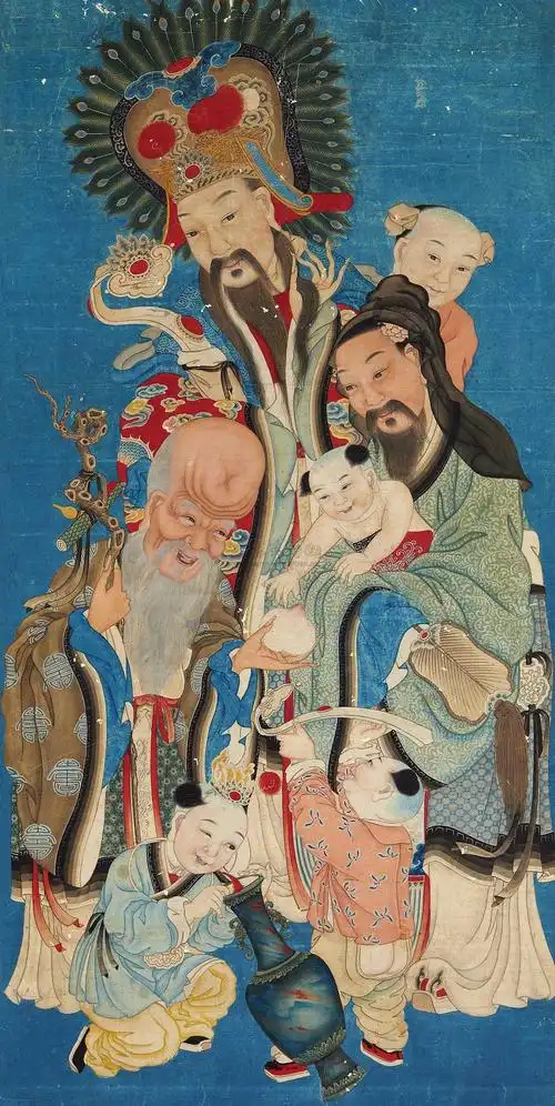 名家《寿星图》欣赏(一)