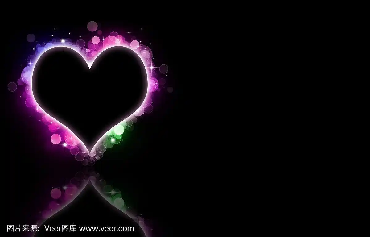 黑色,背景,情人节,水平画幅,散焦