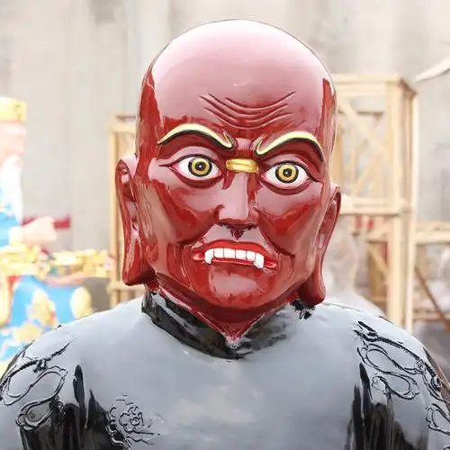 3米魔教鬼王宗宗主碧瑶之父树脂摆件